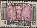 Spain 1940 Pilar Virgin 40 + 10 CTS Multicolor Edifil 893. España 893 u. Uploaded by susofe